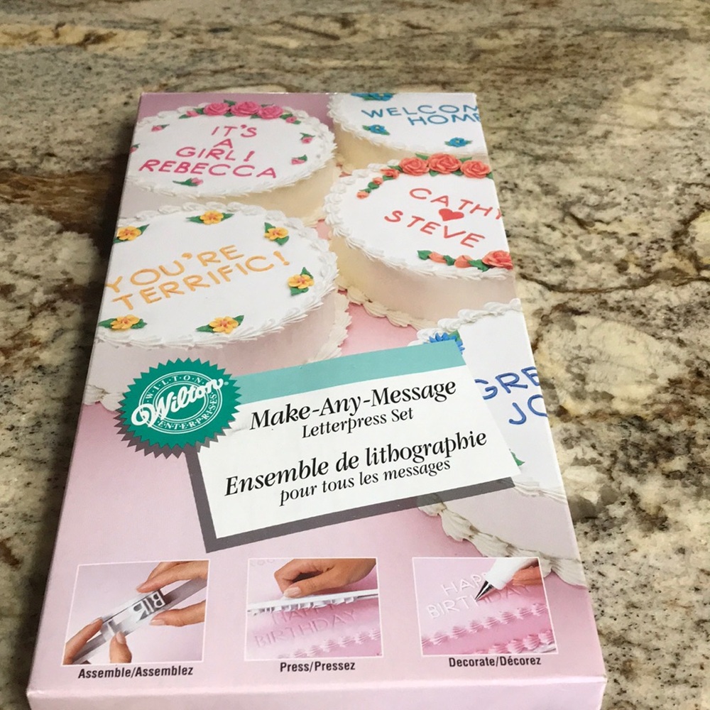 Wilton Make Any Message Letterpress Set